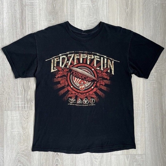 Led Zeppelin Mothership Shirt, Led Zeppelin Album Cover, Led Zeppelin T-shirt - Picture 1 of 4